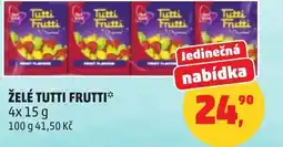 Penny Market Želé tutti frutti nabídka