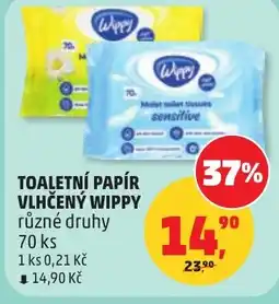 Penny Market Toaletní papír vlhčený wippy nabídka