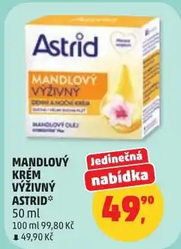 Penny Market Mandlový krém výživný astrid nabídka