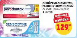 Penny Market Zubní pasta sensodyne, parodontax whitening nabídka