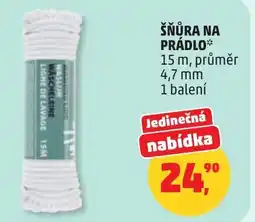 Penny Market Šňůra na prádlo nabídka