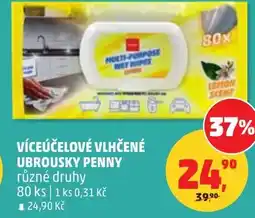 Penny Market Víceúčelové vlhčené ubrousky penny nabídka