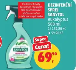 Penny Market Dezinfekční sprej sanytol eukalyptus nabídka