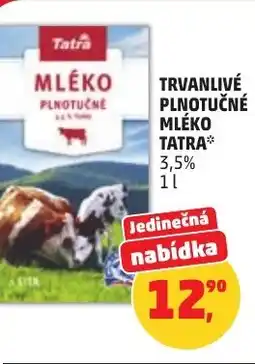 Penny Market Trvanlivé plnotučné mléko tatra nabídka