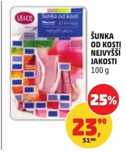 Penny Market Šunka od kosti nejvyšší jakosti nabídka