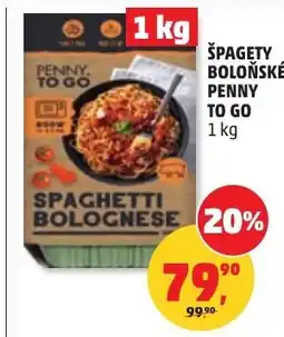Penny Market Špagety boloňské penny to go nabídka