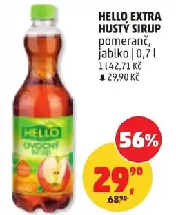 Penny Market Hello extra hustý sirup pomeranč, jablko nabídka