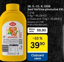 Tesco Senf Hořčice plnotučná XXL nabídka