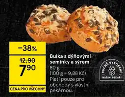 Tesco Bulka s dýňovými semínky a sýrem nabídka