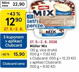 Tesco Müller Mix nabídka