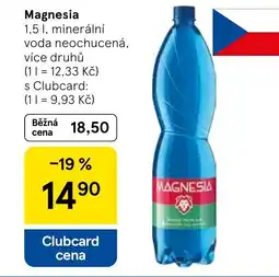 Tesco Magnesia nabídka