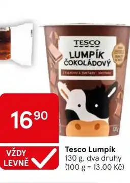 Tesco Tesco Lumpík dva druhy nabídka