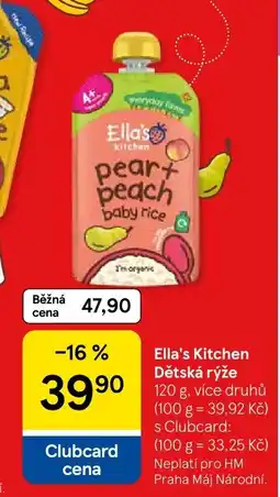 Tesco Ella's Kitchen Dětská rýže nabídka
