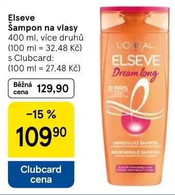 Tesco Elseve Šampon na vlasy nabídka