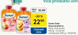 Tesco Sunar Cool Ovocný příkrm nabídka