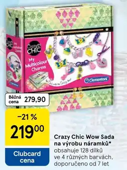 Tesco Crazy Chic Wow Sada na výrobu náramků nabídka
