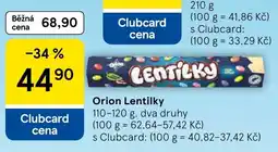 Tesco Orion Lentilky nabídka