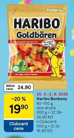 Tesco Haribo Bonbony nabídka