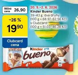Tesco Kinder Bueno nabídka