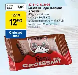 Tesco Silisan Fizistyle croissant s náplní nabídka