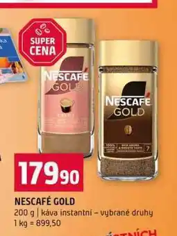 Terno NESCAFÉ GOLD 200 g káva instantní vybrané druhy nabídka