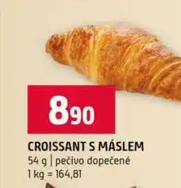 Terno CROISSANT S MÁSLEM 54 g pečivo dopečené nabídka