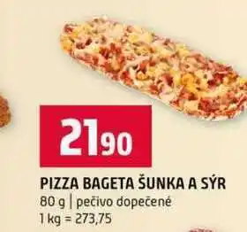 Terno PIZZA BAGETA ŠUNKA A SÝR 80 g pečivo dopečené nabídka