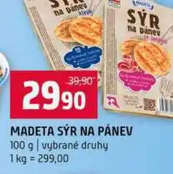 Terno MADETA SÝR NA PÁNEV 100 g vybrané druhy nabídka