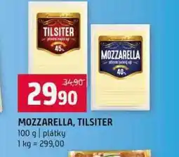 Terno MOZZARELLA, TILSITER 100 g plátky nabídka