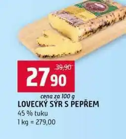 Terno LOVECKÝ SÝR S PEPŘEM 45% tuku nabídka