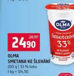 Terno OLMA SMETANA KE ŠLEHÁNÍ 200 g 33% tuku nabídka