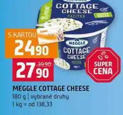 Terno MEGGLE COTTAGE CHEESE 180 g vybrané druhy nabídka