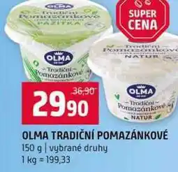 Terno OLMA TRADIČNÍ POMAZÁNKOVÉ 150 g vybrané druhy nabídka