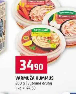 Terno VARMUŽA HUMMUS 200 g vybrané druhy nabídka