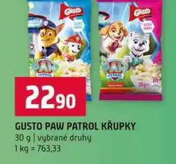 Terno GUSTO PAW PATROL KRUPKY 30 g vybrané druhy nabídka