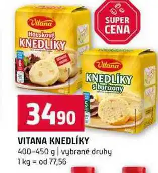 Terno VITANA KNEDLÍKY 400-450 g vybrané druhy nabídka