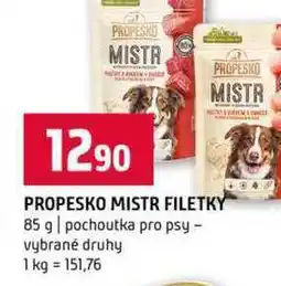 Terno PROPESKO MISTR FILETKY 85 g pochoutka pro psy vybrané druhy nabídka