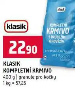 Terno KLASIK KOMPLETNI KRMIVO 400 g granule pro kočky nabídka