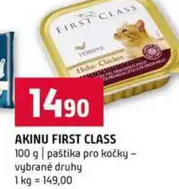 Terno AKINU FIRST CLASS 100 g paštika pro kočky vybrané druhy nabídka