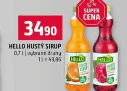 Terno HELLO HUSTÝ SIRUP 0,7l vybrané druhy nabídka