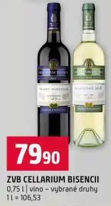 Terno ZVB CELLARIUM BISENCII 0,75l vino vybrané druhy nabídka