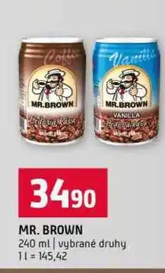 Terno MR. BROWN 240 ml vybrané druhy nabídka