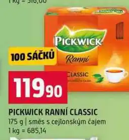 Terno PICKWICK RANNÍ CLASSIC 175 g směs s cejlonským čajem nabídka