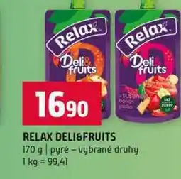 Terno RELAX DELI&FRUITS 170 g pyré vybrané druhy nabídka