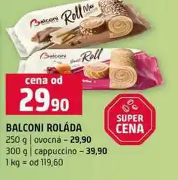 Terno BALCONI ROLÁDA 250 g ovocná 300 g cappuccino nabídka