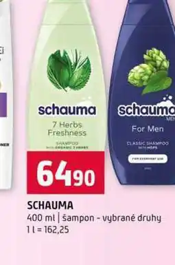 Terno SCHAUMA 400 ml šampon vybrané druhy nabídka