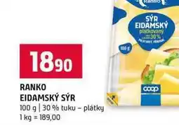 Terno RANKO EIDAMSKÝ SÝR 100 g 30% tuku plátky nabídka