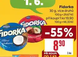 Billa Opavia Fidorka nabídka