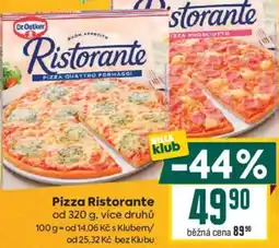 Billa Dr Oetker Pizza Ristorante nabídka