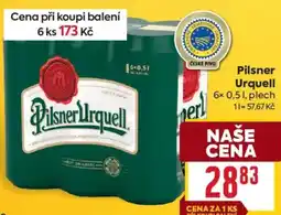 Billa Pilsner Urquell nabídka